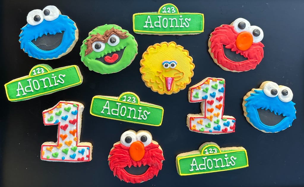 Sesame Street Theme Cookies