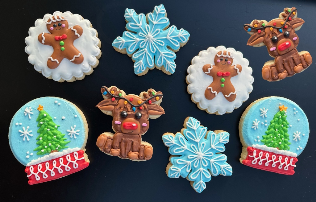 Winter and Christmas Theme Cookies